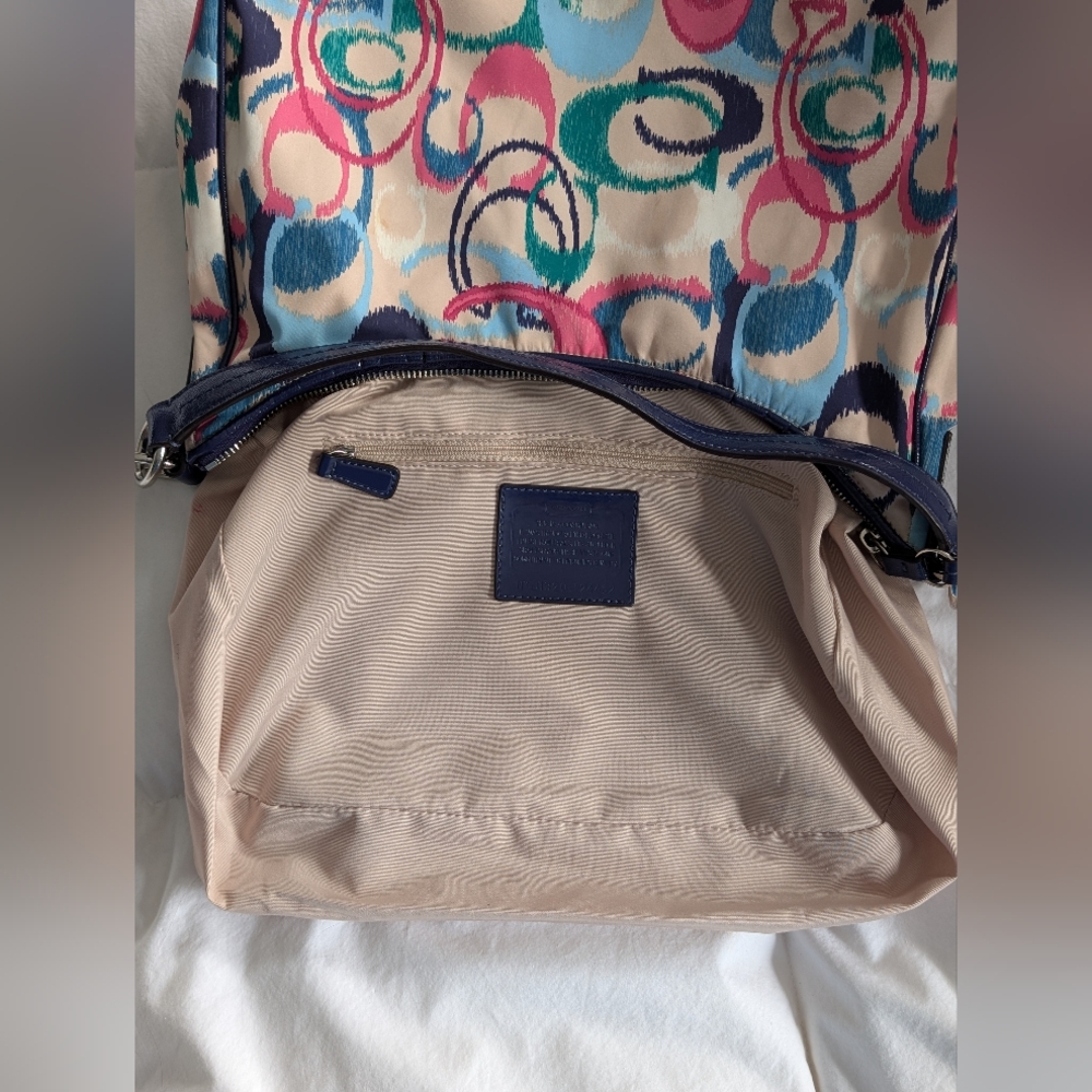 Coach Ikat Scribble Multicolor Hobo Bag - Picture 8 of 11